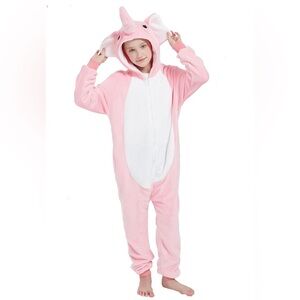 Elephant Onesie Kids One Piece Pajamas for Girls Boys. Age 8-9 | New